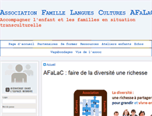 Tablet Screenshot of famillelanguescultures.org